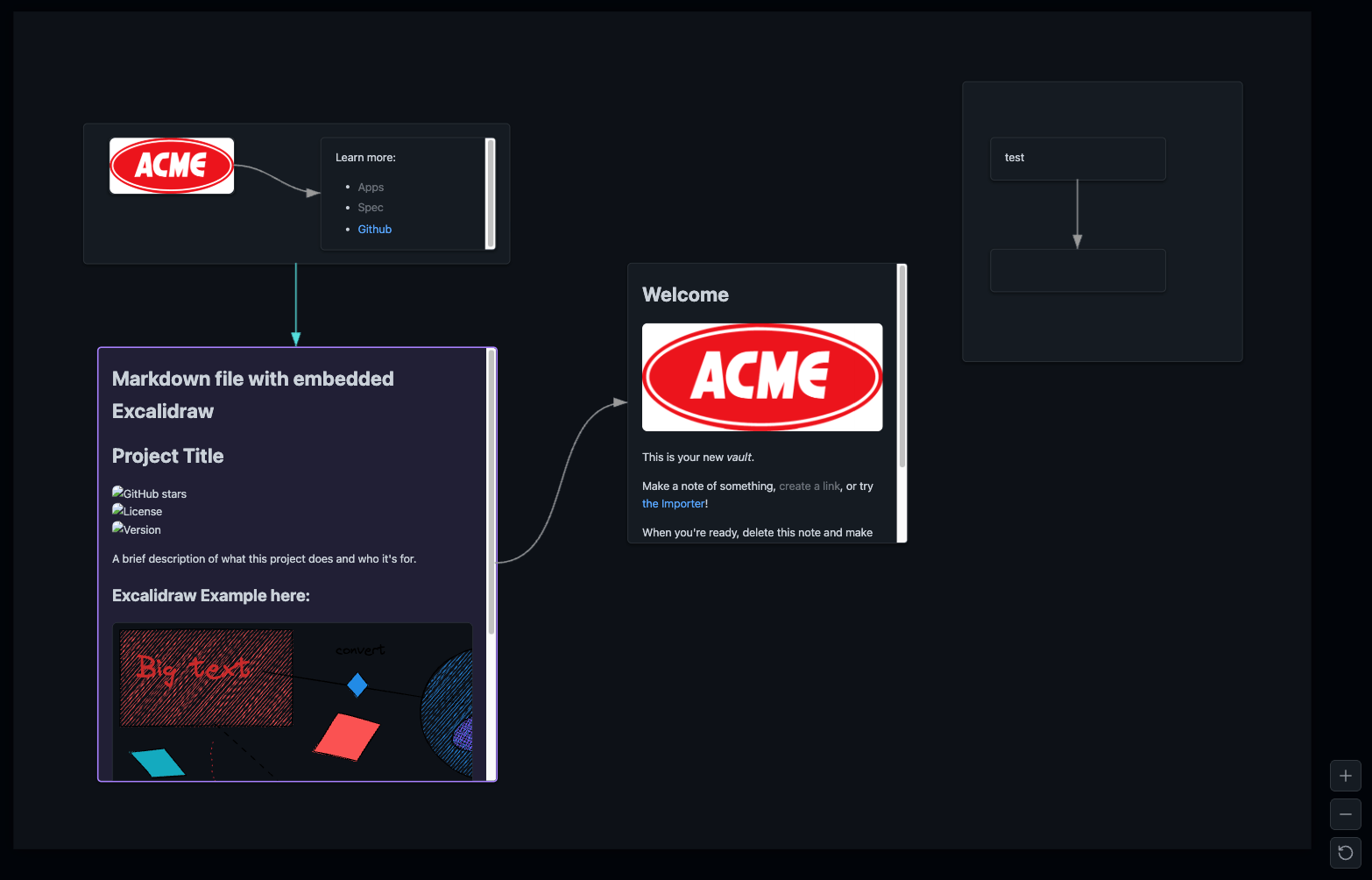 Interactive Canvas Dark Theme